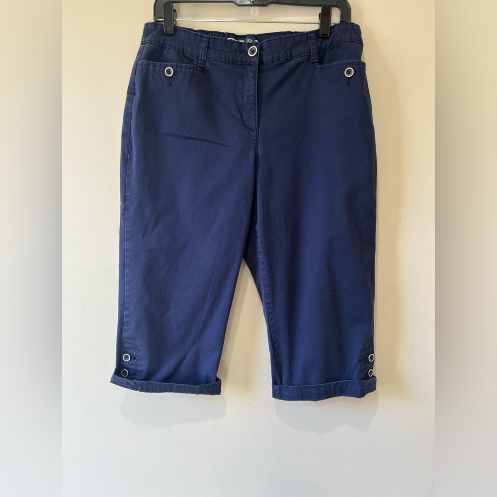 Karen Scott Capri Women Petite Size 12P Cotton Summer Casual